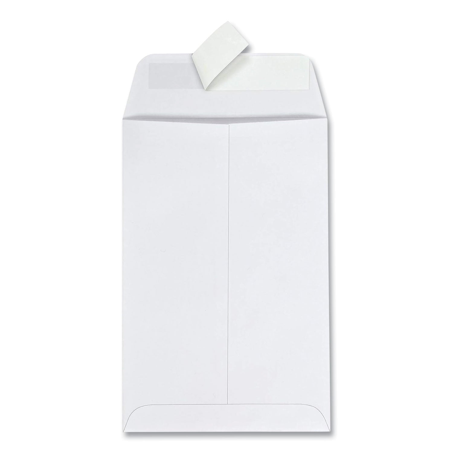 Redi-Strip Catalog Envelope, #1, Cheese Blade Flap, Redi-Strip Adhesive Closure, 6 x 9, White, 100/Box - 