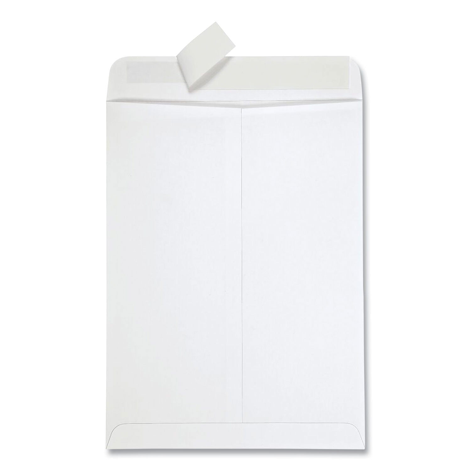 Redi-Strip Catalog Envelope, #10 1/2, Cheese Blade Flap, Redi-Strip Adhesive Closure, 9 x 12, White, 100/Box - 