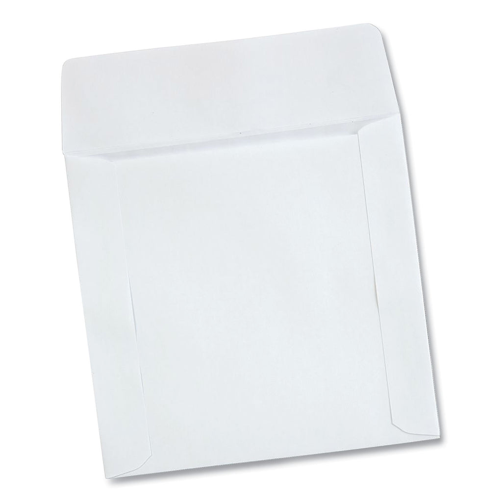 CD/DVD Sleeves, 1 Disc Capacity, White, 100/Box - 