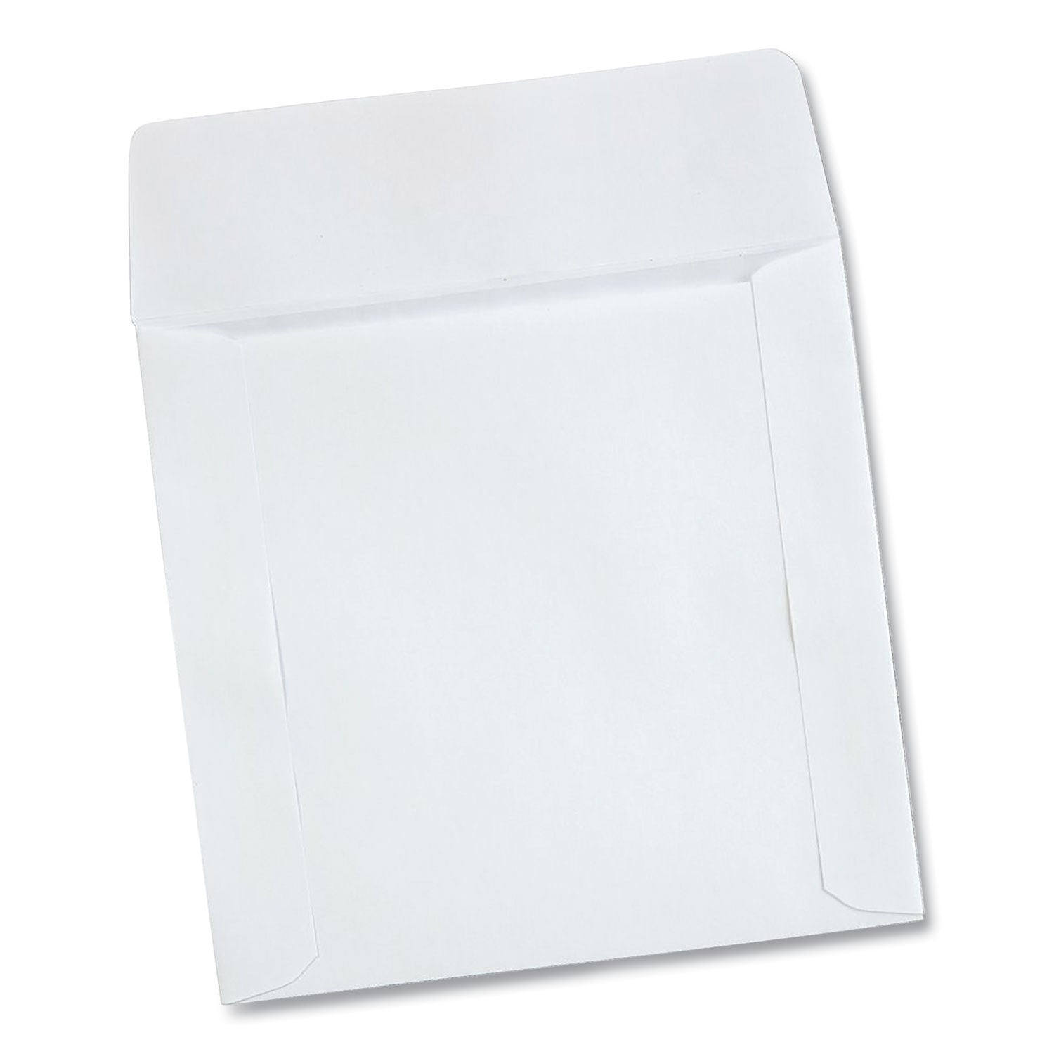 CD/DVD Sleeves, 1 Disc Capacity, White, 100/Box - 