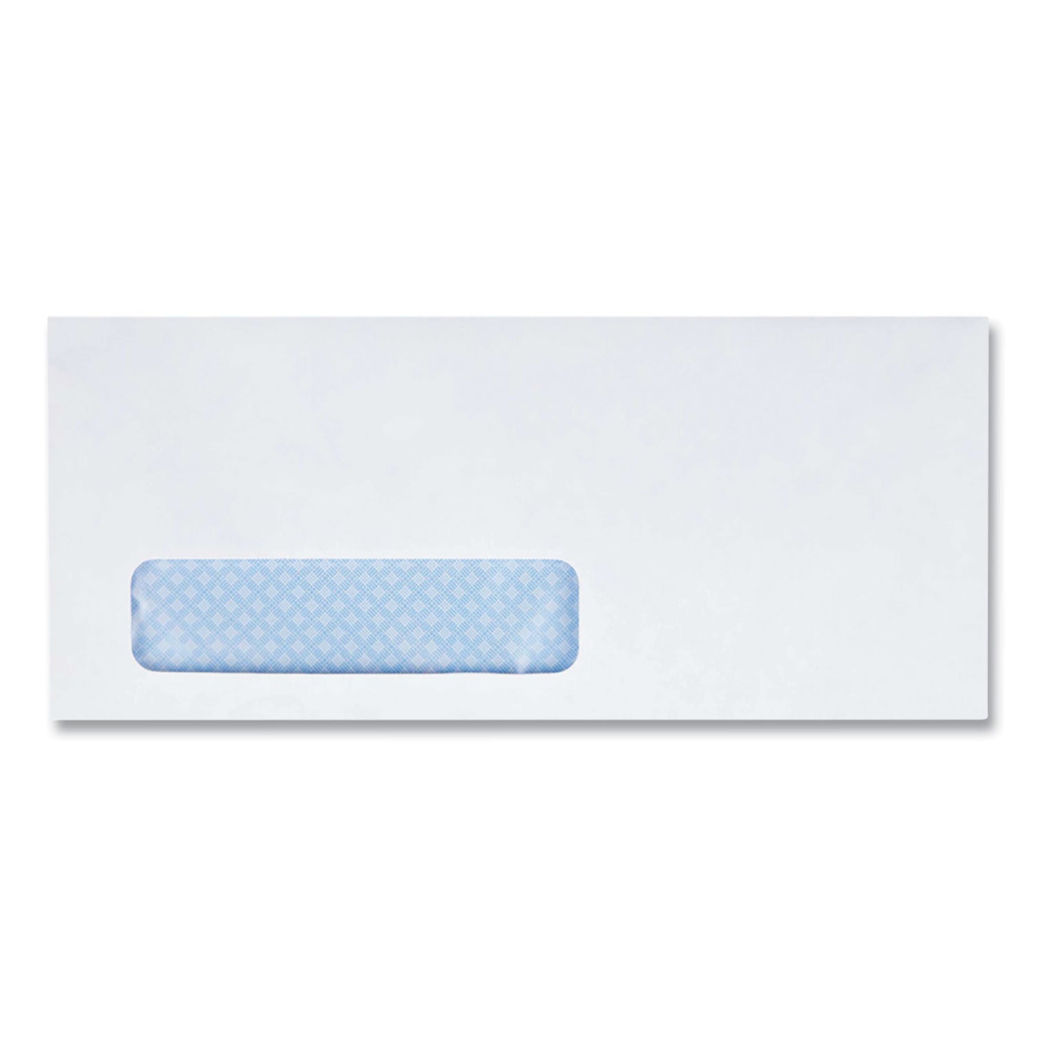 Redi-Strip Security Tinted Envelope, Address Window, #10, Commercial Flap, Redi-Strip Closure, 4.13 x 9.5, White, 500/Box - 