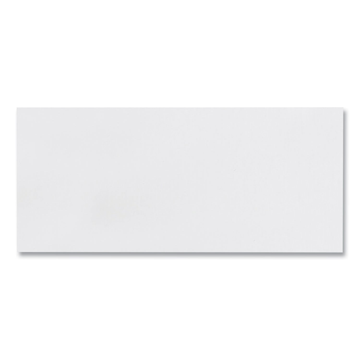 Business Envelope, #10, Commercial Flap, Side Seam, Gummed Closure, 24 lb Bond Weight Paper, 4.13 x 9.5, White, 500/Box - 