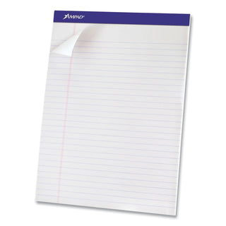 Perforated Writing Pads, Wide/Legal Rule, 50 White 8.5 x 11.75 Sheets, Dozen