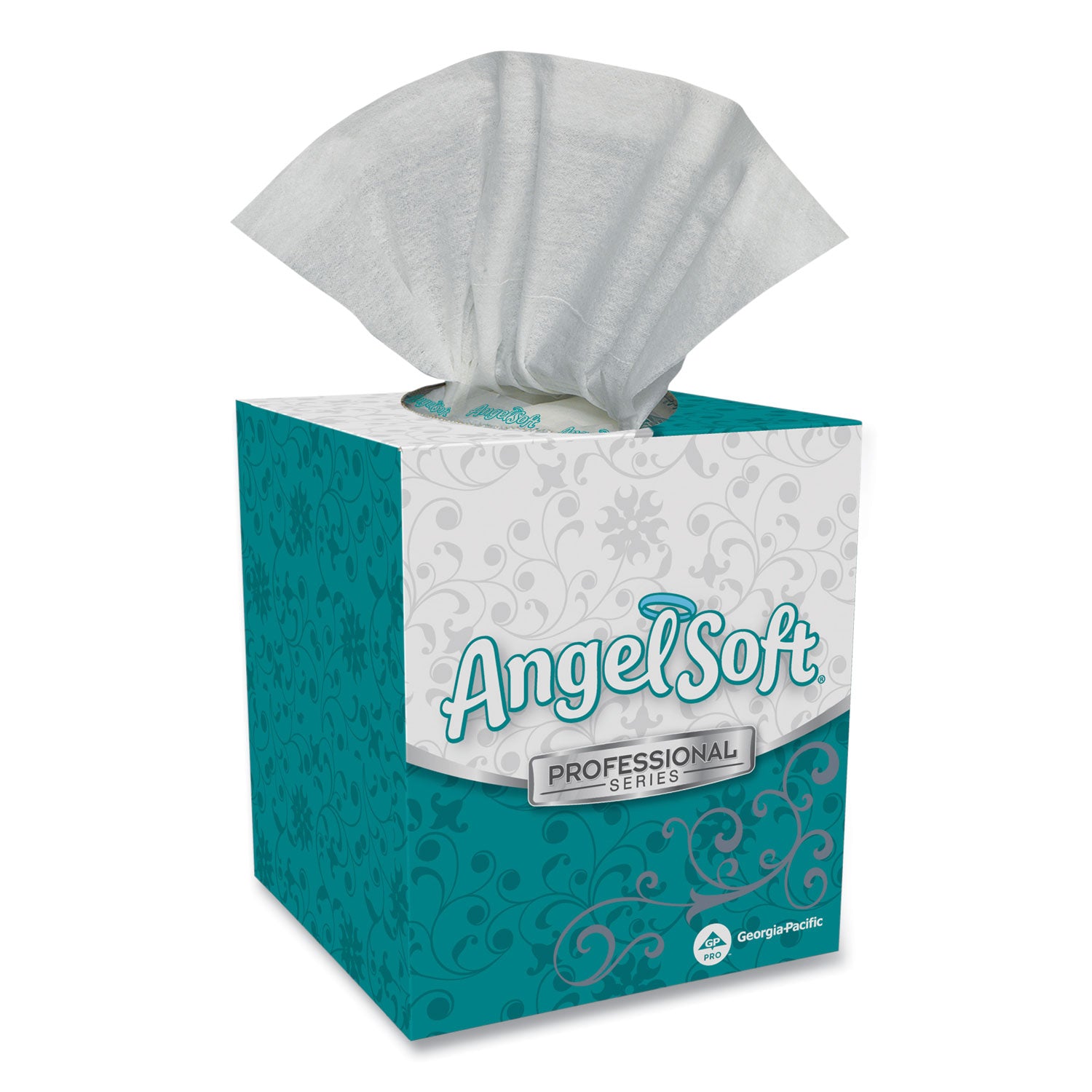 Premium Facial Tissue, 2-Ply, White, Cube Box, 96 Sheets/Box - 