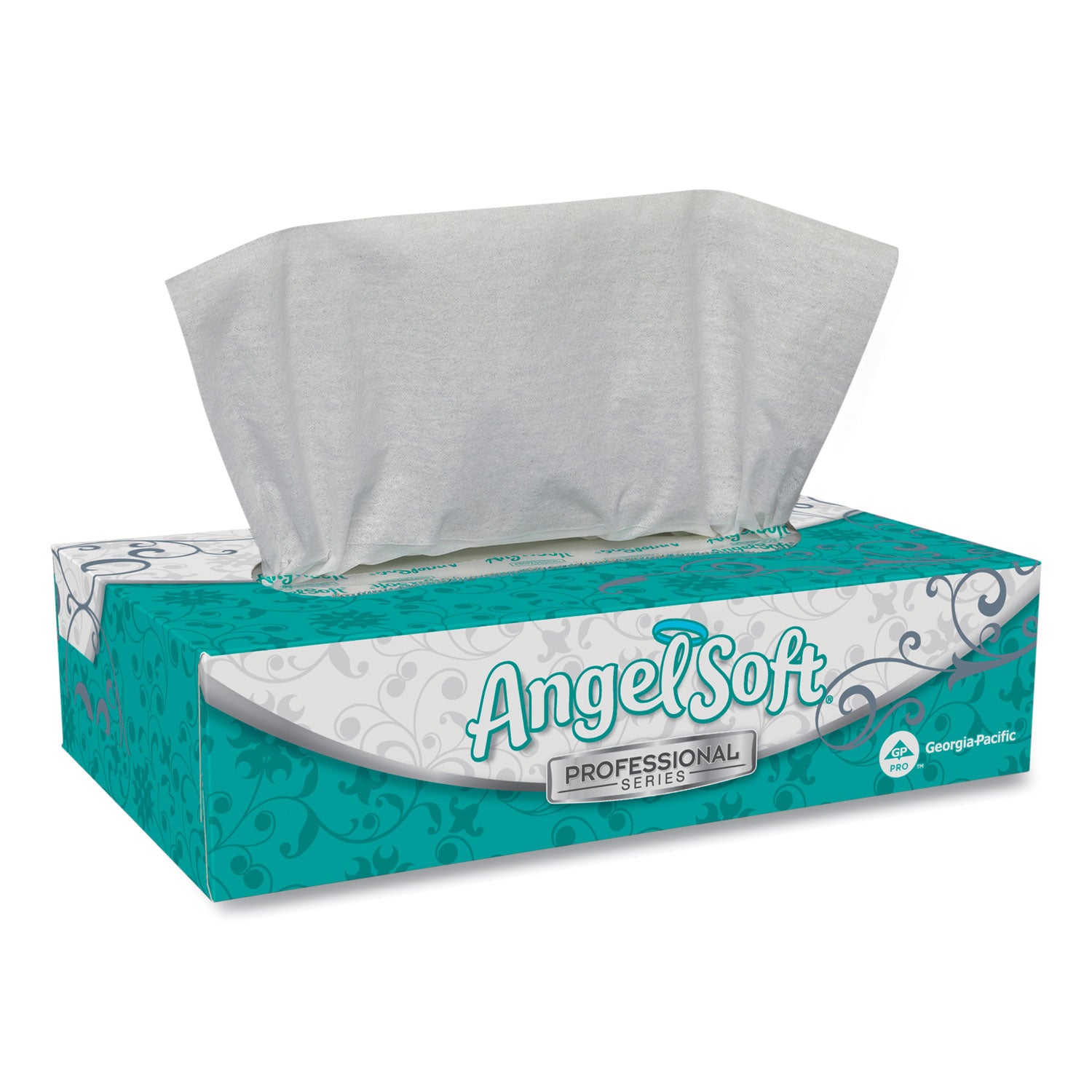 Premium Facial Tissue, 2-Ply, White, Flat Box, 100 Sheets/Box - 