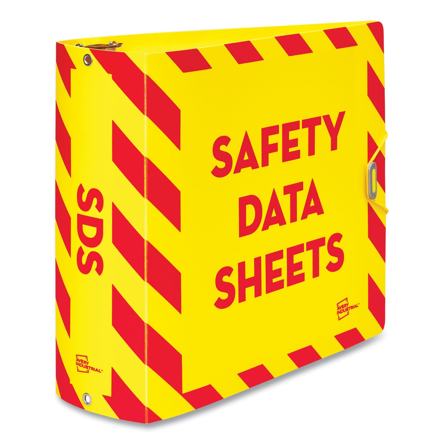 ultraduty-safety-data-sheet-binders-with-chain-3-rings-3-capacity-11-x-85-yellow-red_ave77713 - 1