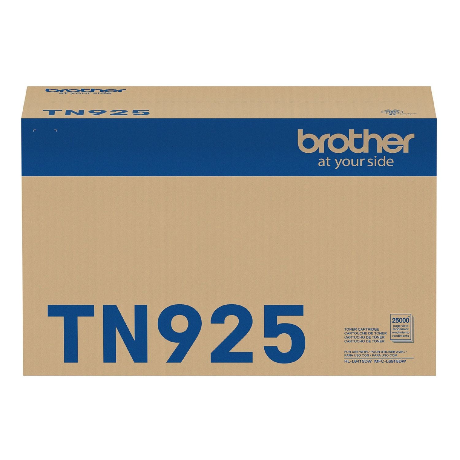 Brother TN925 Original Laser Toner Cartridge - Black - 1 Pack - 25000 Pages