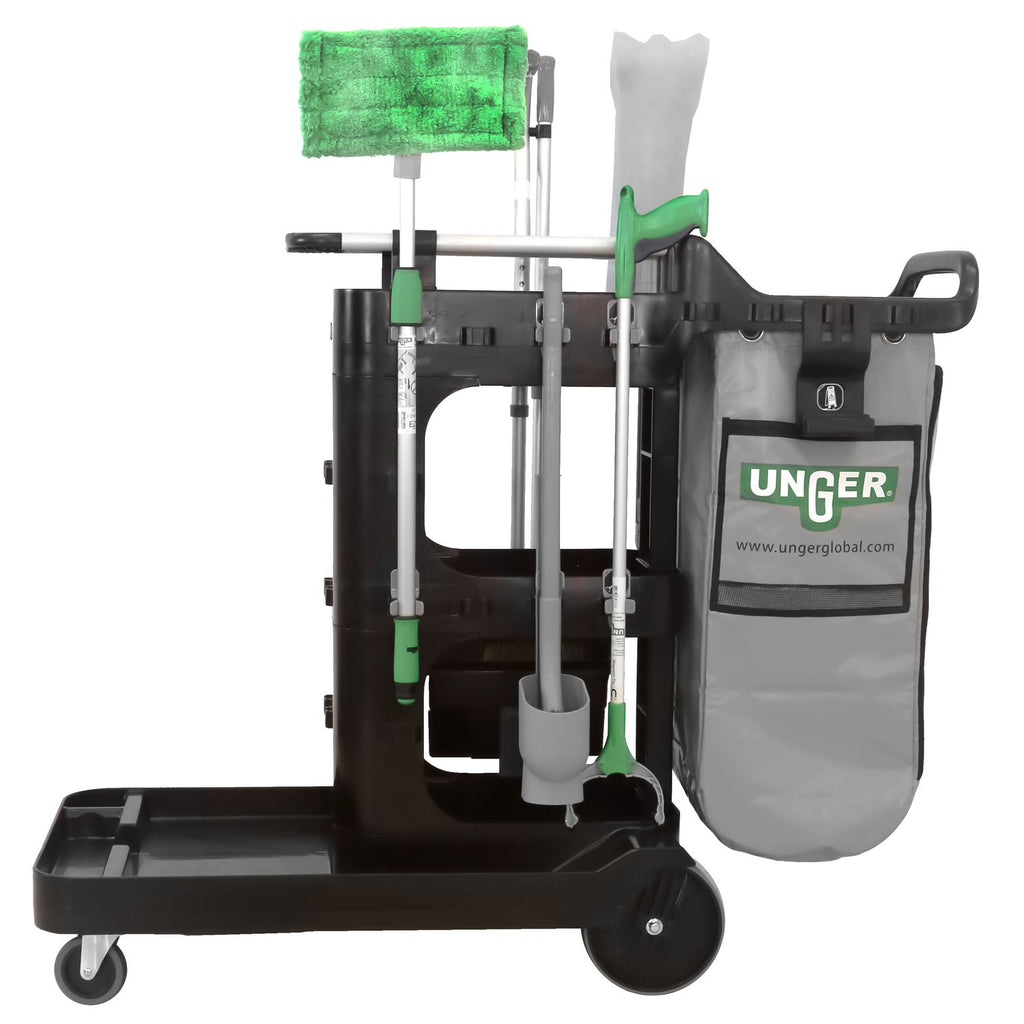 zonecleanrx-janitorial-carts-plastic-3-shelves-235-x-25-x-25-black_ungcrtzn - 4