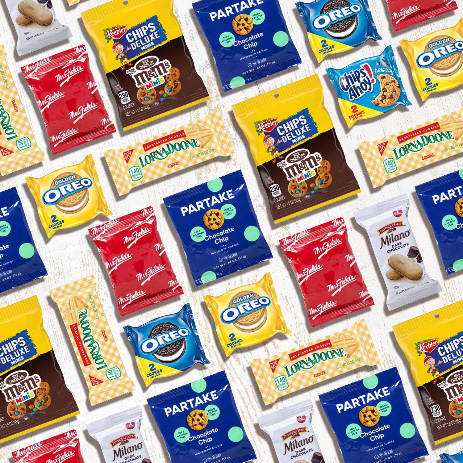 Cookie Lover's Snack Box, 40 Assorted Snacks/Box, Ships in 1-3 Business Days