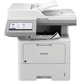 Brother MFC-L6915DW Wireless Laser Multifunction Printer - Monochrome - Copier/Fax/Printer/Scanner - 52 ppm Mono Print - 1200 x 1200 dpi Print - Automatic Duplex Print - Up to 160000 Pages Monthly - Color Flatbed/ADF Scanner - 1200 dpi Optical Scan -