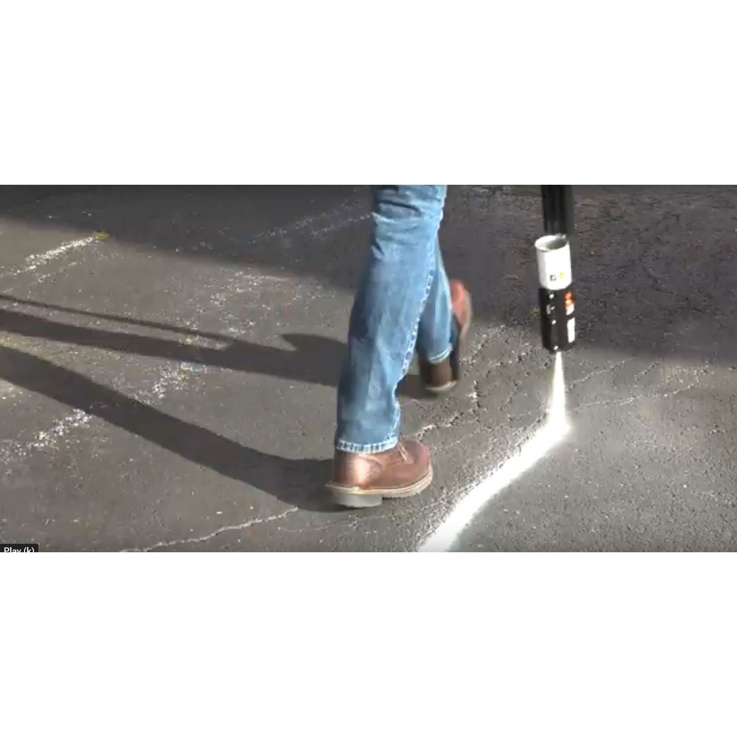Industrial Choice Precision Line Marking Paint, Flat High-Visibility Yellow, 17 oz Aerosol Can, 12/Carton
