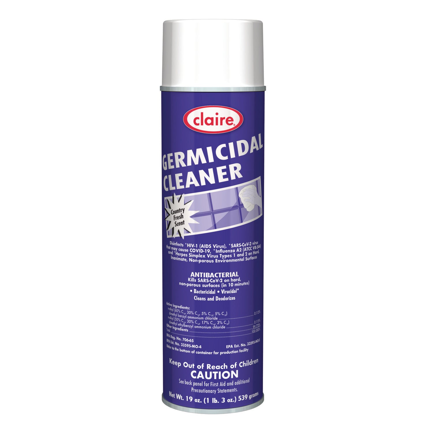 germicidal-cleaner-country-fresh-scent-19-oz-aerosol-spray-12-carton_cgc876 - 1
