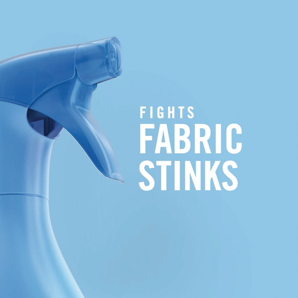 FABRIC Refresher/Odor Eliminator, Extra Strength, Original, 14.8 oz Spray Bottle, 8/Carton
