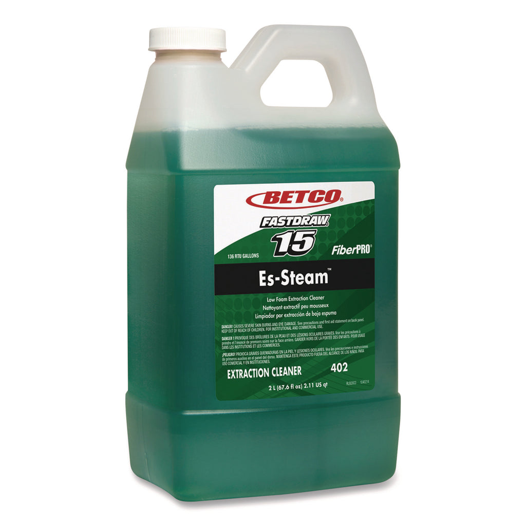 FiberPRO Es-Steam Carpet Cleaner, Country Fresh, 2 L Bottle, 4/Carton