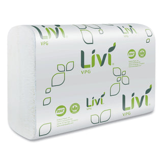 Multifold Towel, 1-Ply, 9.45 x 9.06, White, 250/Carton