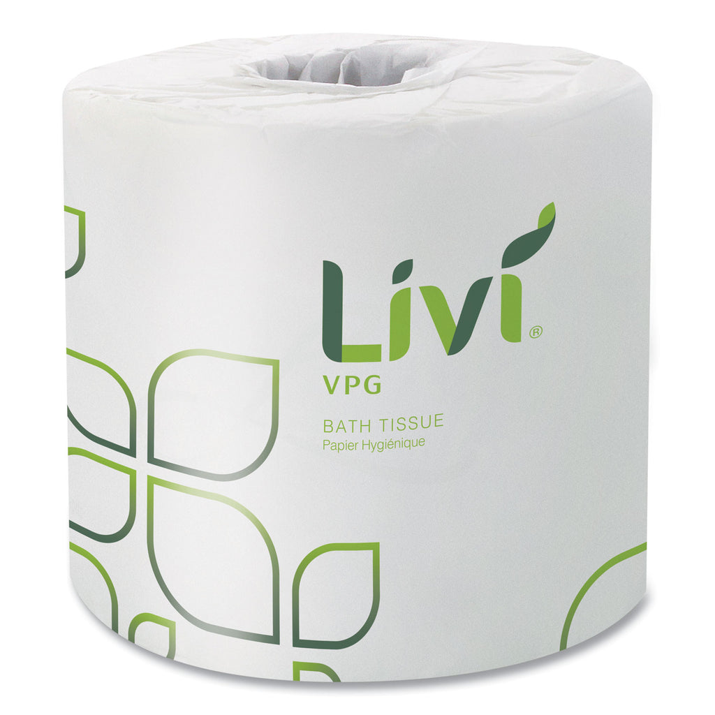 Bath Tissue, 2-Ply, White, 500 Sheets, 96 Rolls/Carton
