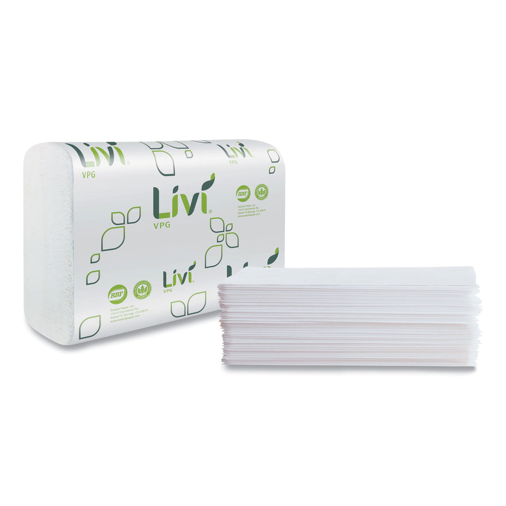 Multifold Towel, 1-Ply, 9.45 x 9.06, White, 250/Carton