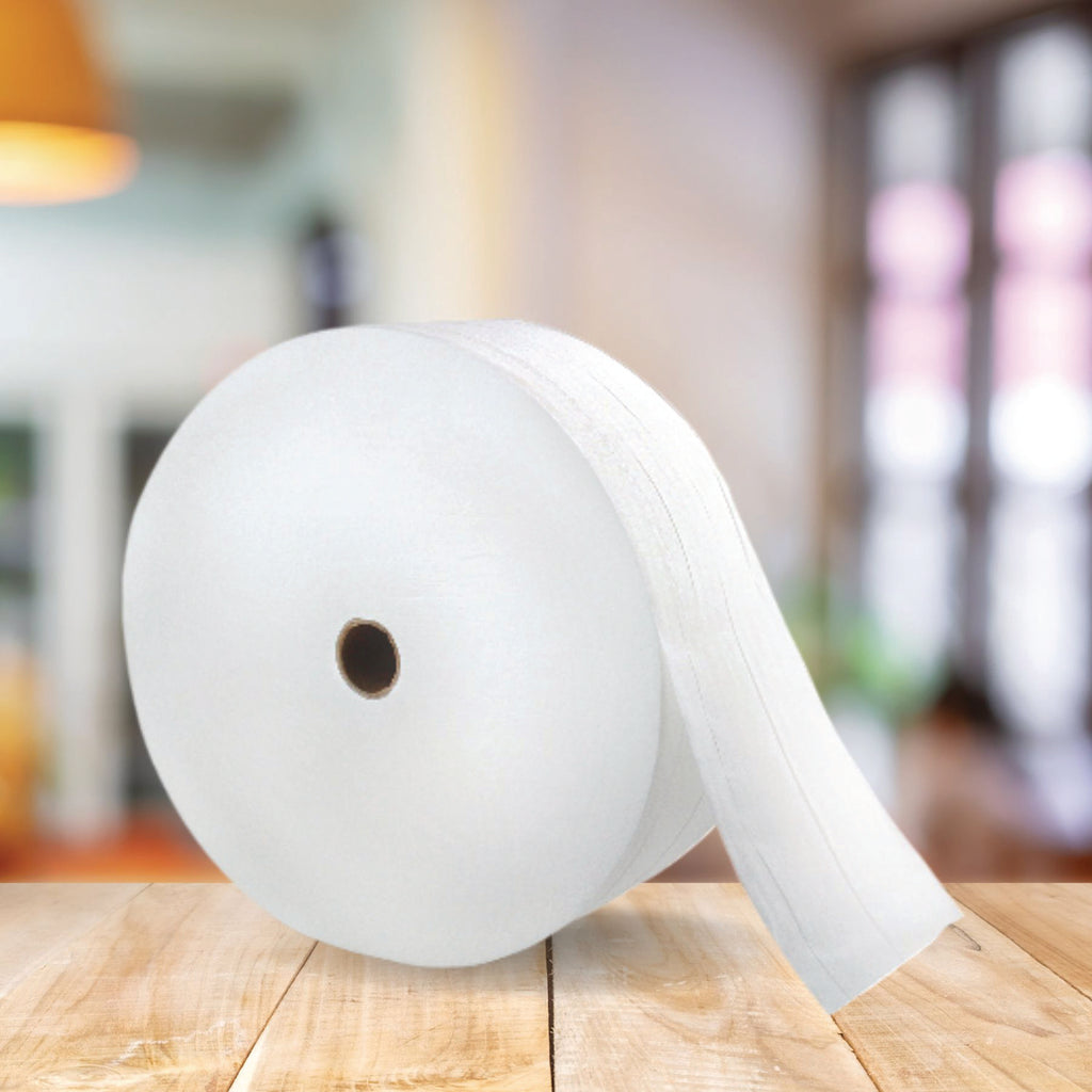 Jumbo Bath Tissue, 2-Ply, White, 3.3 x 1,200 ft, 12/Carton