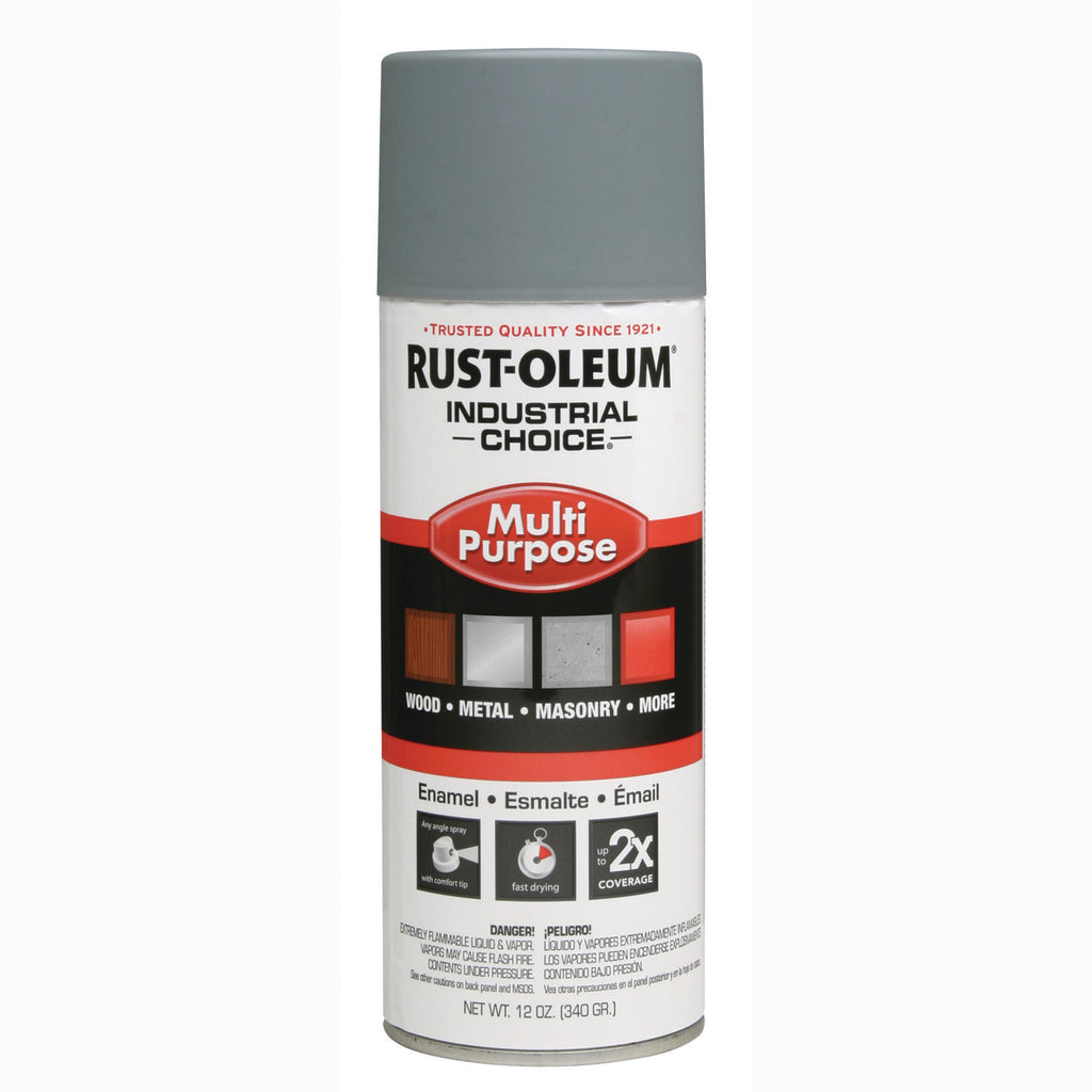 industrial-choice-1600-system-multi-purpose-enamel-spray-paint-flat-gray-12-oz-aerosol-can-6-carton_rst1680830v - 1