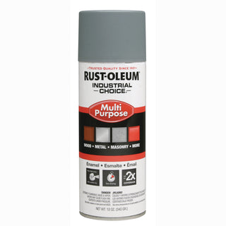 industrial-choice-1600-system-multi-purpose-enamel-spray-paint-flat-gray-12-oz-aerosol-can-6-carton_rst1680830v - 1