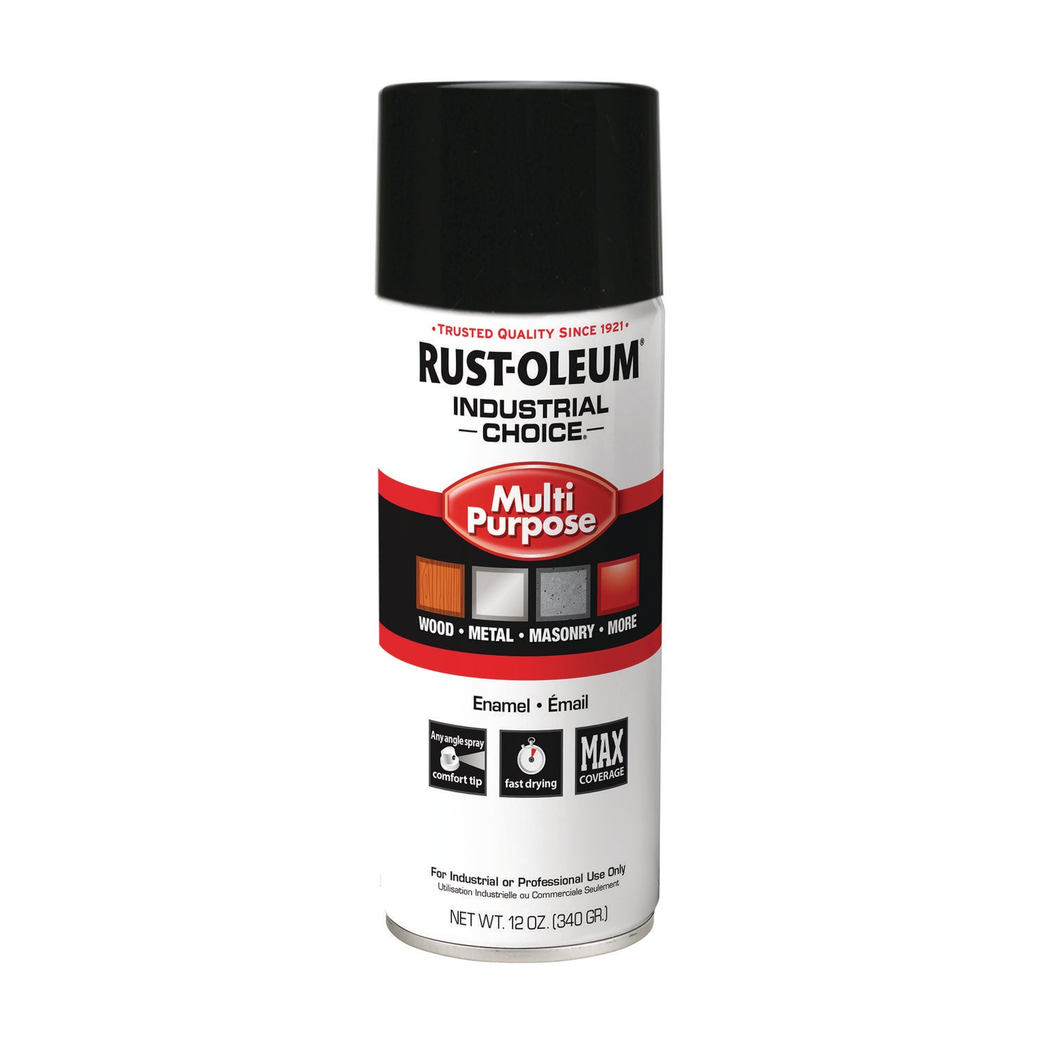 industrial-choice-1600-system-multi-purpose-enamel-spray-paint-gloss-black-12-oz-aerosol-can-6-carton_rst1679830v - 1