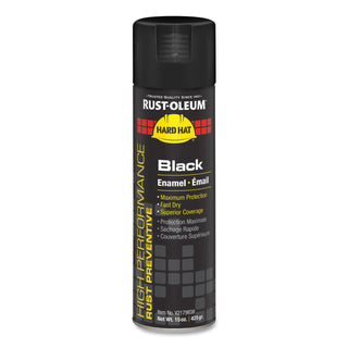 Rust-Oleum High Performance Enamel Spray Paint - Aerosol - 15 fl oz - 1 Each - Gloss - Black