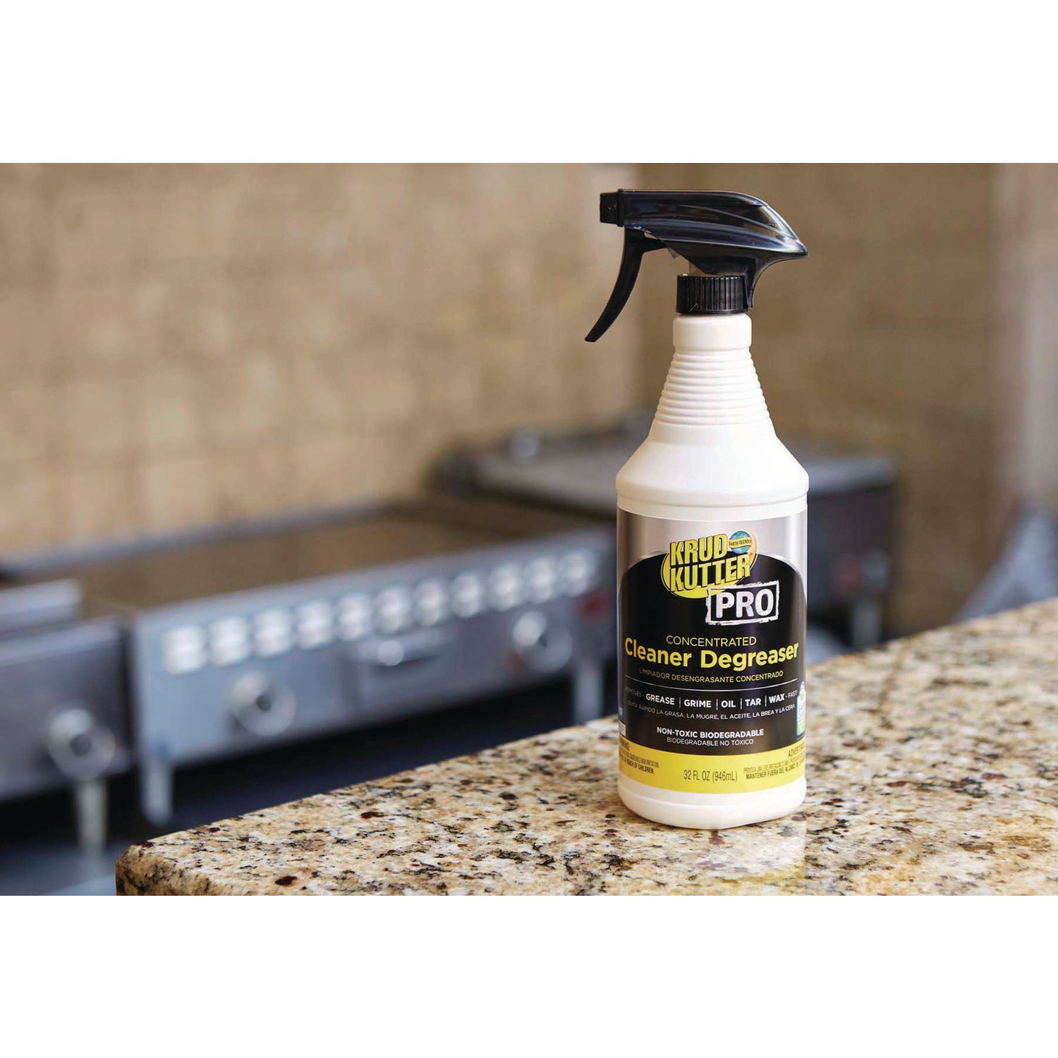 Krud Kutter Pro Cleaner Degreaser - Concentrate - 32 oz (2 lb) - 1 Each - Heavy Duty, Chemical-free, Residue-free - Clear - 2