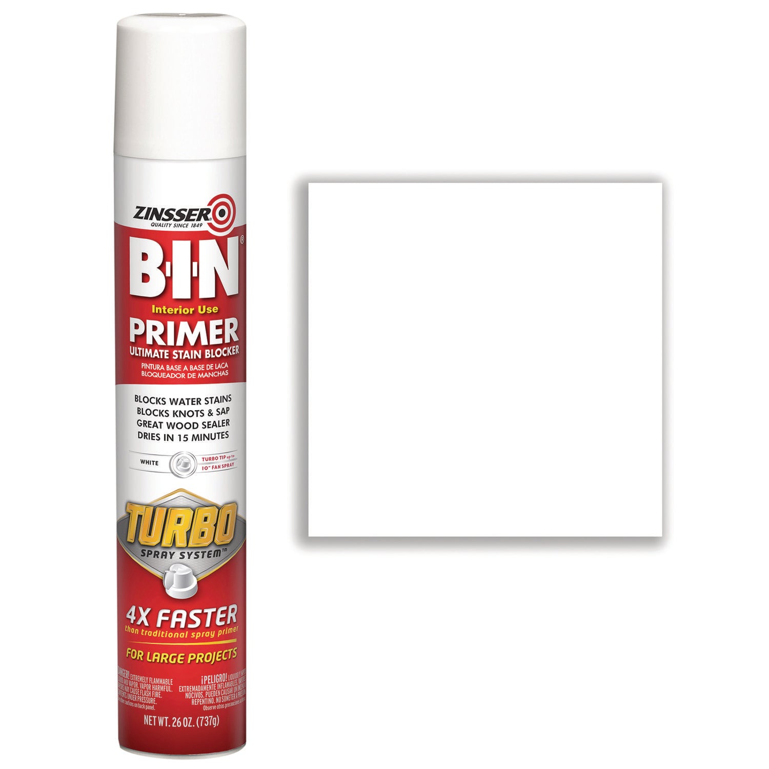 bin-aerosol-primer-with-turbo-spray-system-interior-flat-white-26-oz-aerosol-can-6-carton_rst356880 - 2