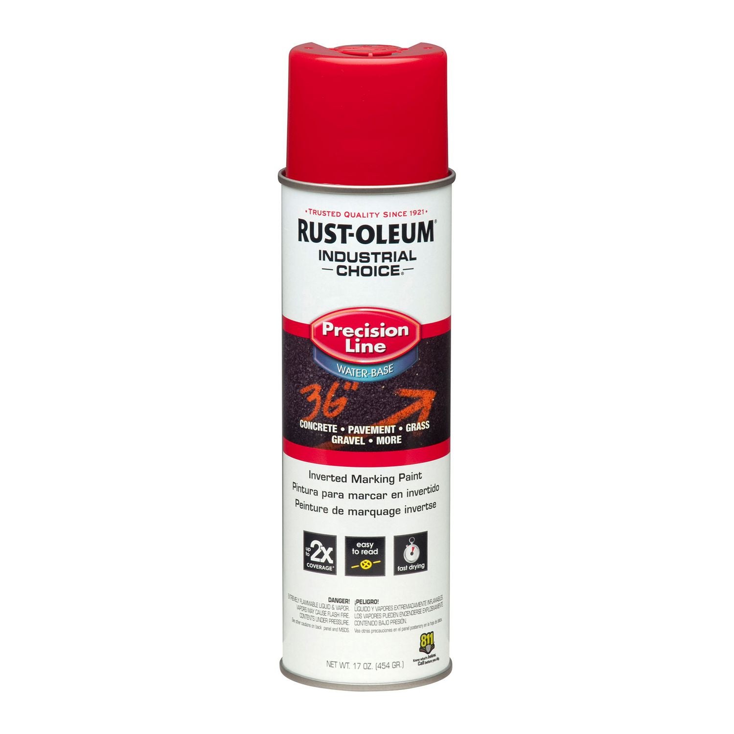 industrial-choice-m1800-system-water-based-precision-line-marking-paint-flat-safety-red-17-oz-aerosol-can-12-carton_rst203038ct - 1
