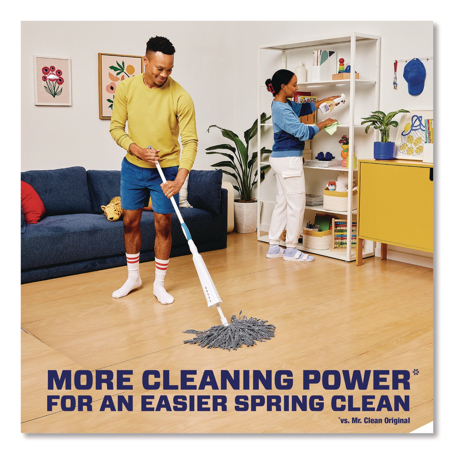 Multipurpose Cleaning Solution with Febreze, Meadows and Rain, 64 oz Bottle, 4/Carton