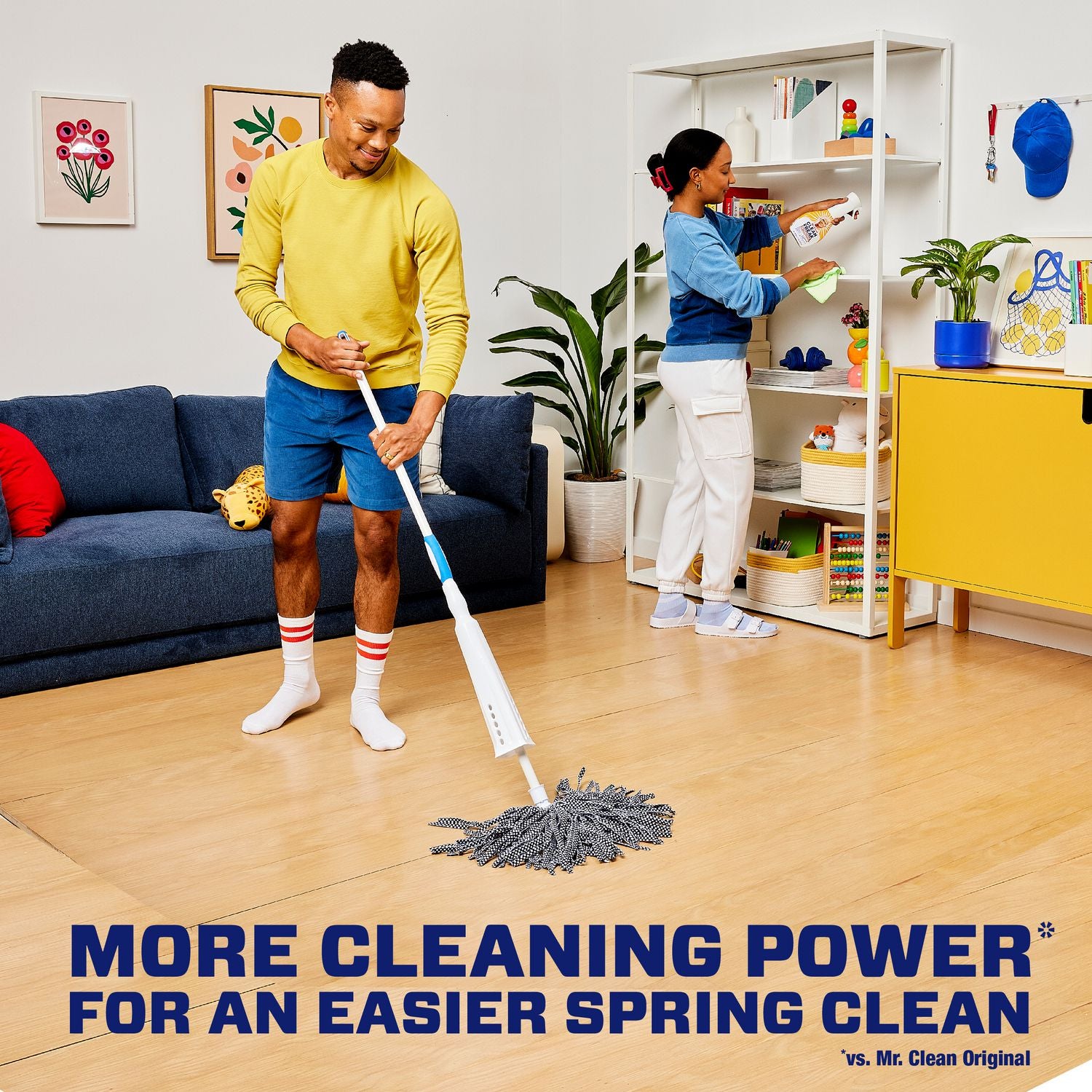 Multipurpose Cleaning Solution with Febreze, Meadows and Rain, 64 oz Bottle