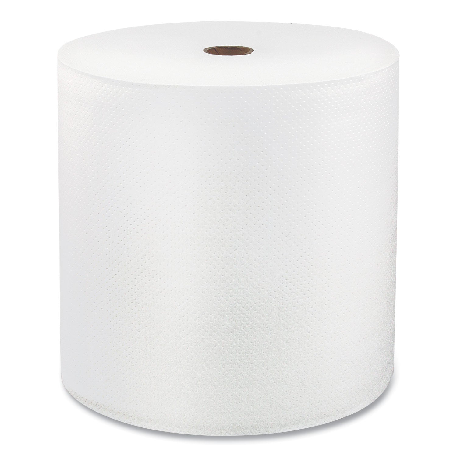 Hard Wound Roll Towel. 1-Ply, 7 x 700 ft, White, 6 Rolls/Carton