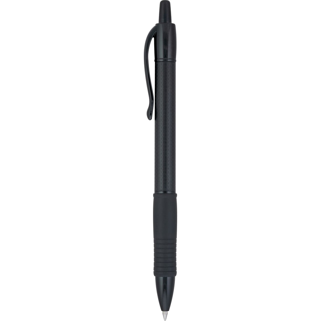 G2 Edge Premium Gel Pen, Retractable, Fine 0.7 mm, Black Ink/Barrel, Dozen