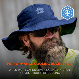 chill-its-8939-cooling-bucket-hat-polyester-spandex-one-size-fits-most-navy-ships-in-1-3-business-days_ego12665 - 2