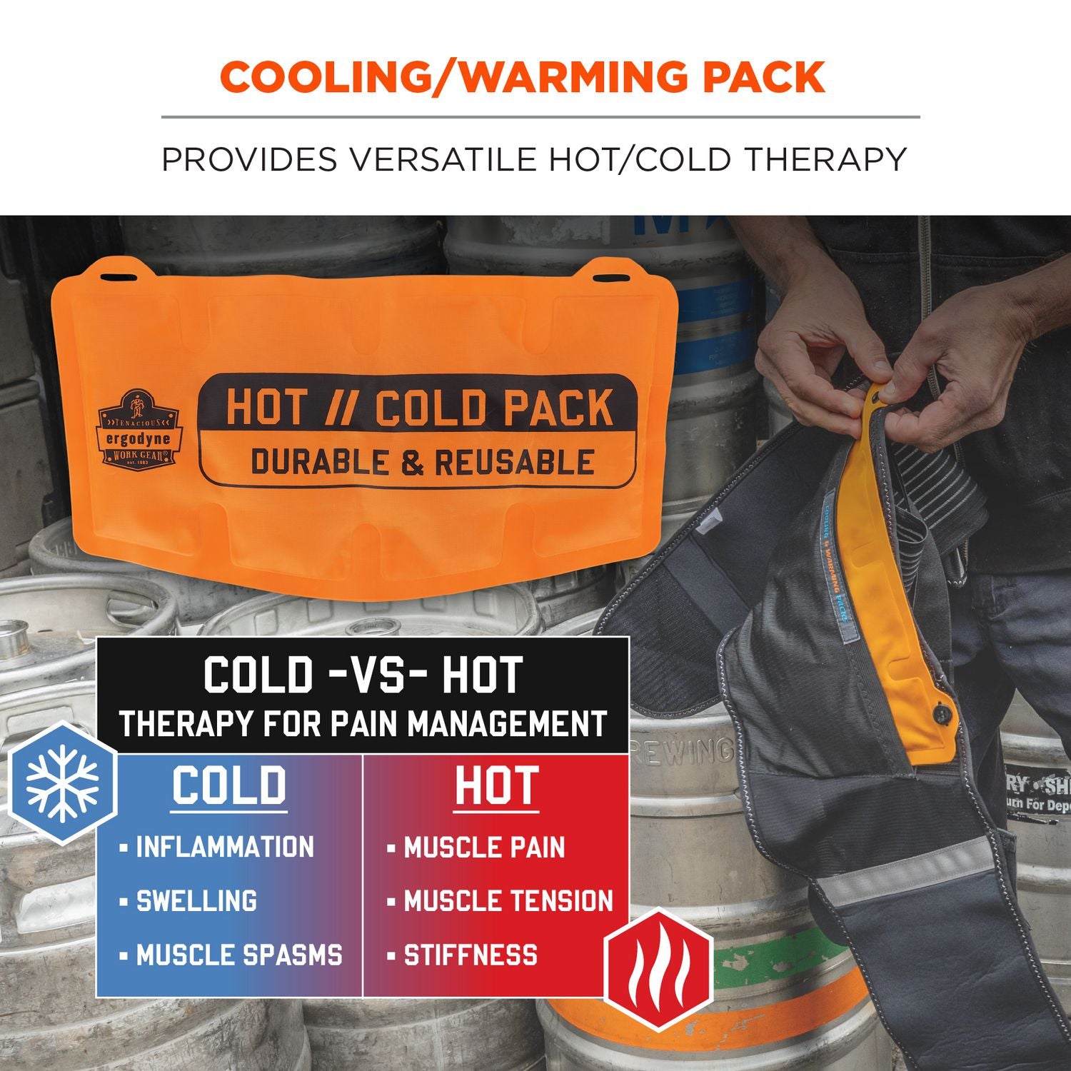 ProFlex 6275 Reusable Hot/Cold Pack Replacement, 13 x 6.7, 2/Pack, Ships in 1-3 Business Days
