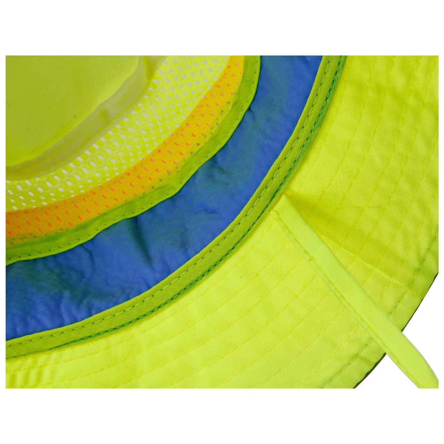 Chill-Its 8935CT Hi-Vis PVA Ranger Sun Hat, Polyester/PVA, 2X-Large/3X-Large, Lime, Ships in 1-3 Business Days