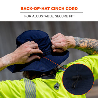 chill-its-8939-cooling-bucket-hat-polyester-spandex-one-size-fits-most-navy-ships-in-1-3-business-days_ego12665 - 5