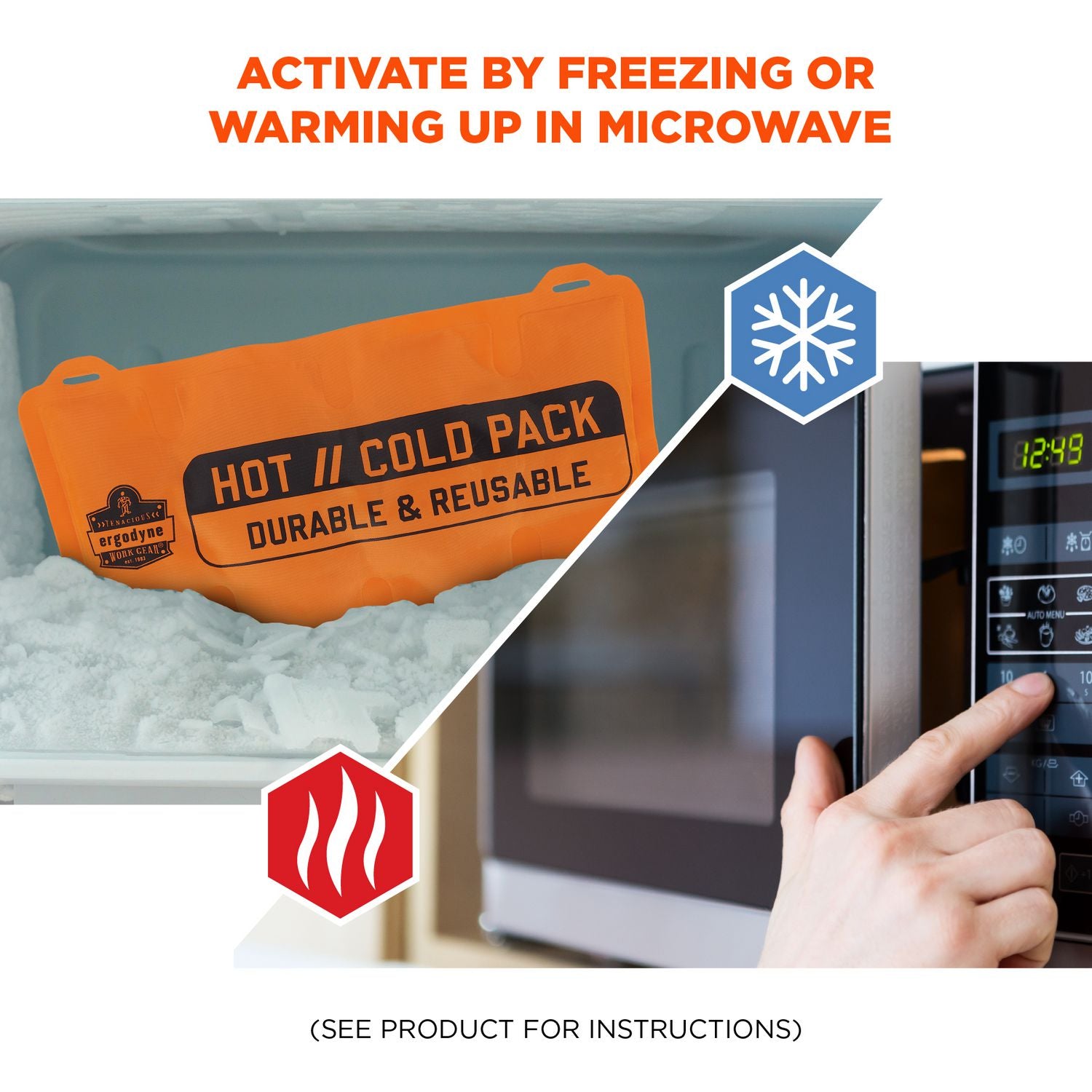ProFlex 6275 Reusable Hot/Cold Pack Replacement, 13 x 6.7, 2/Pack, Ships in 1-3 Business Days