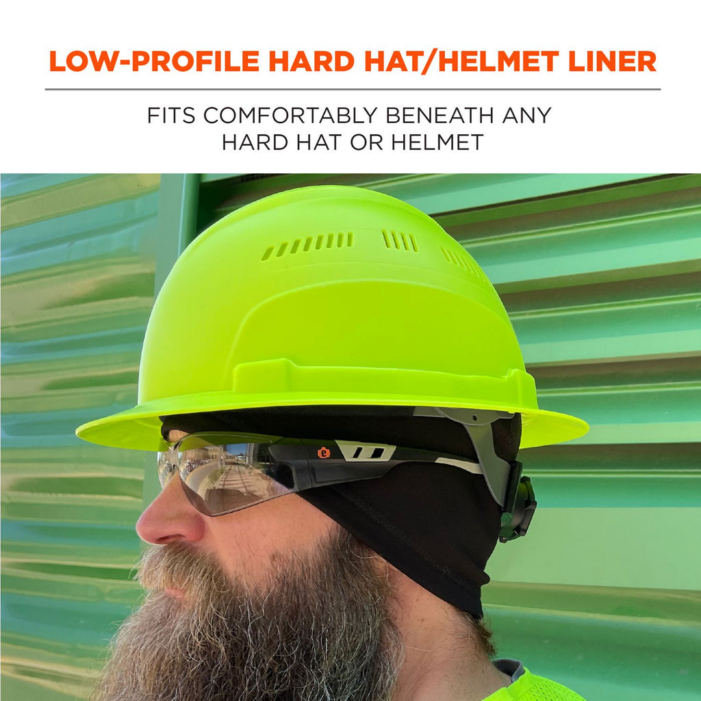 N-Ferno 6813 Winter Skull Cap Helmet Liner, Polyester; Spandex, One Size Fits Most, Black, Ships in 1-3 Business Days