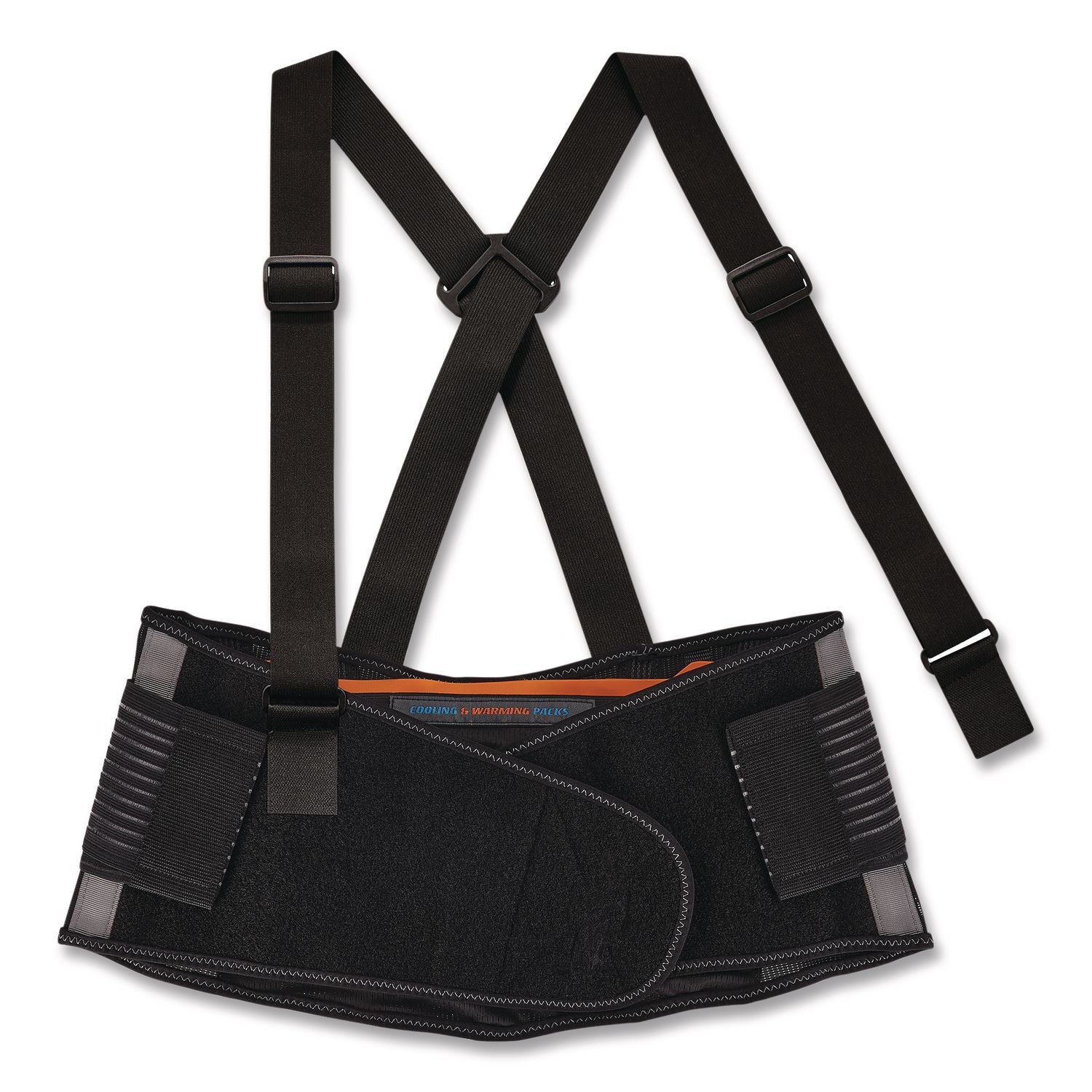 Proflex 1675 Back Support Brace with Cooling/Warming Pack, X-Small, 22" to 25" Waist, Black, Ships in 1-3 Business Days