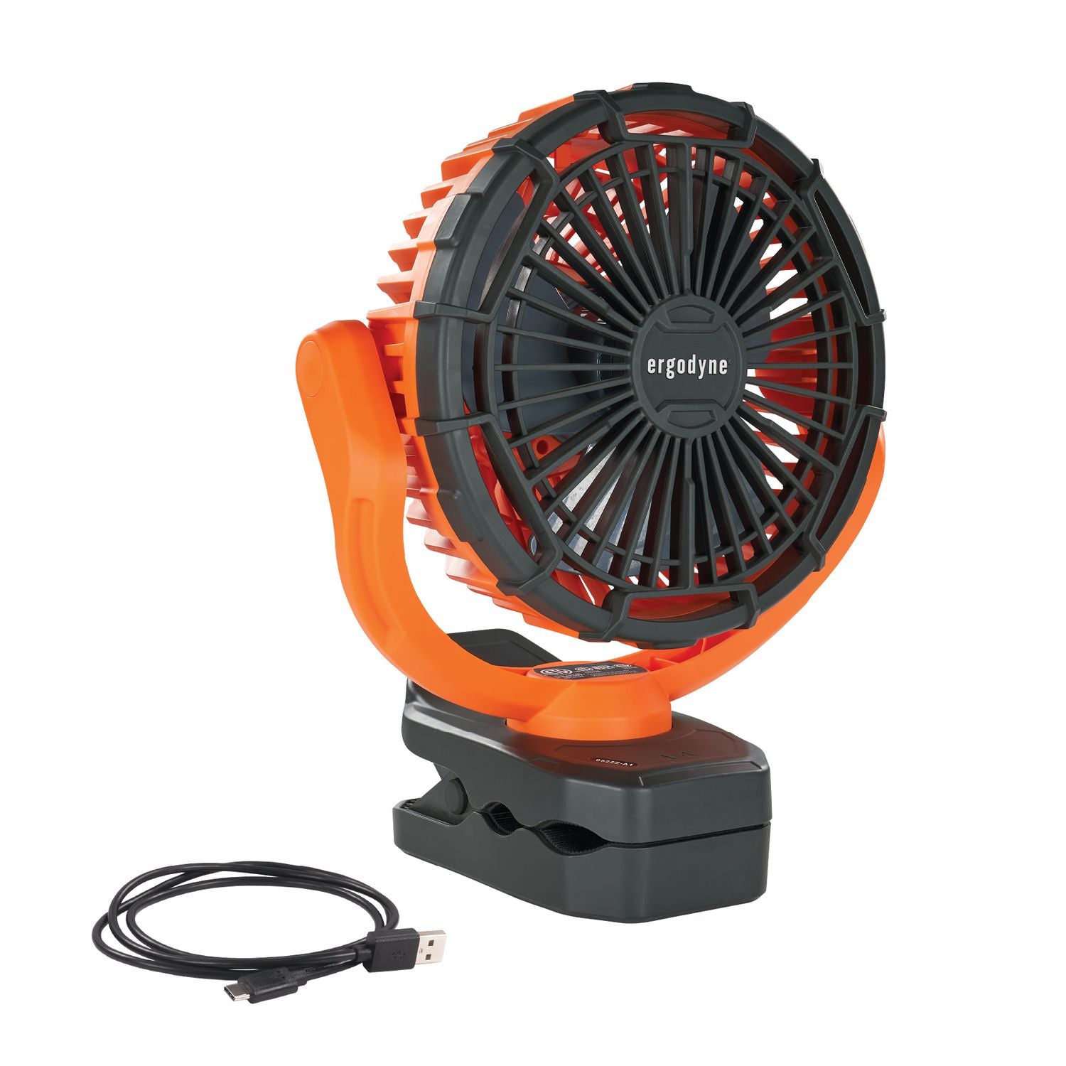 chill-its-6090-rechargeable-portable-jobsite-fan-95-orange-black-ships-in-1-3-business-days_ego12800 - 1