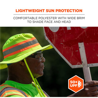 Chill-Its 8935CT Hi-Vis PVA Ranger Sun Hat, Polyester/PVA, 2X-Large/3X-Large, Lime, Ships in 1-3 Business Days