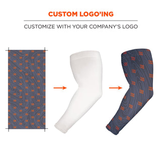 Chill-Its 6695 Sun Protection Arm Sleeves, Polyester/Spandex, Medium/Large, Camo, Ships in 1-3 Business Days
