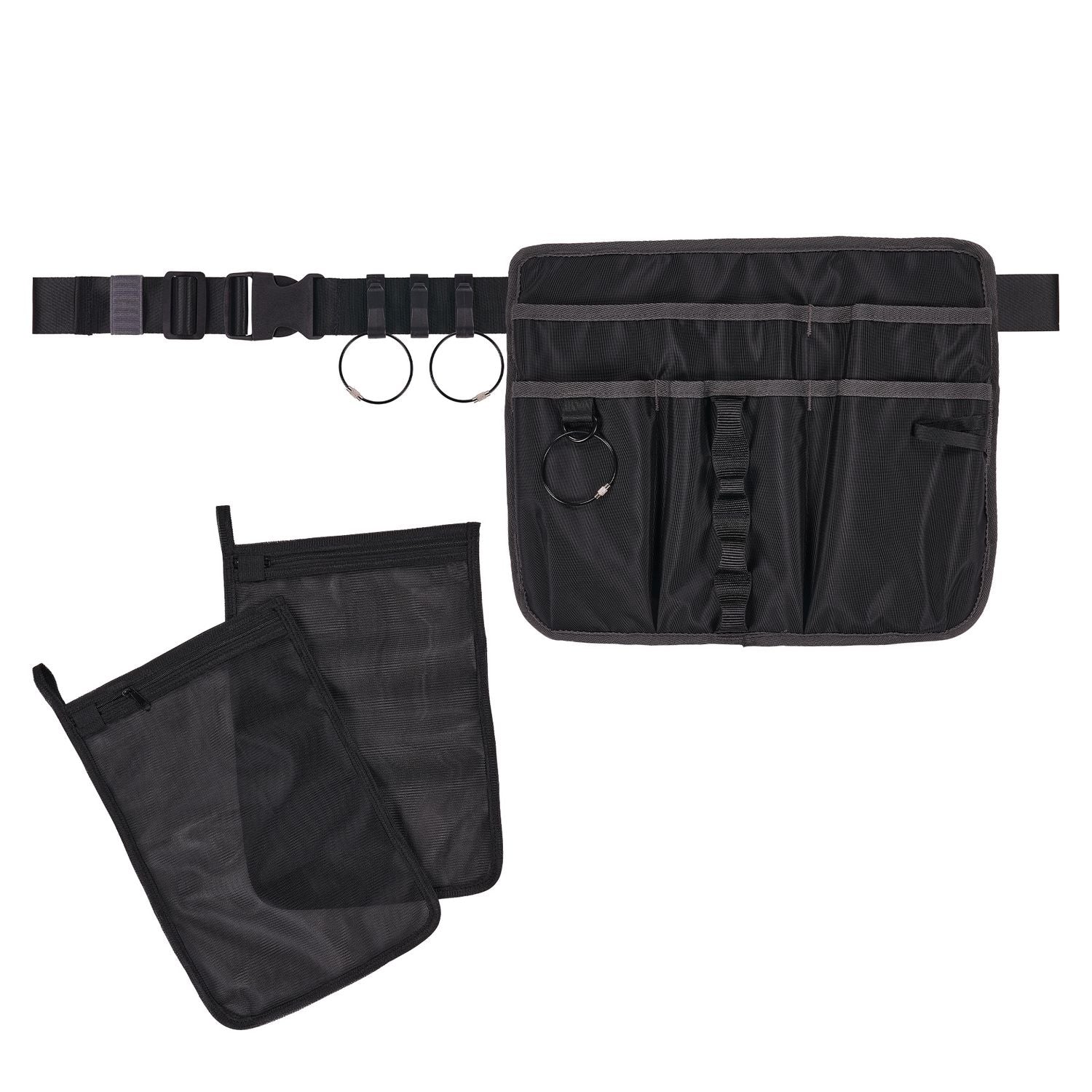 arsenal-5715-cleaning-apron-pouch-with-pockets-10-compartments-11-x-135-nylon-black-ships-in-1-3-business-days_ego13718 - 1