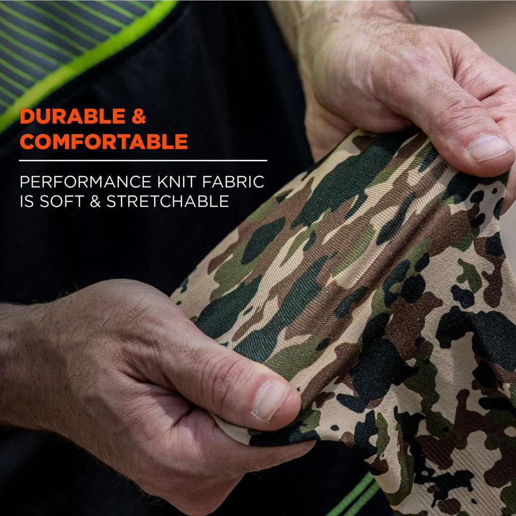 Chill-Its 6695 Sun Protection Arm Sleeves, Polyester/Spandex, Medium/Large, Camo, Ships in 1-3 Business Days