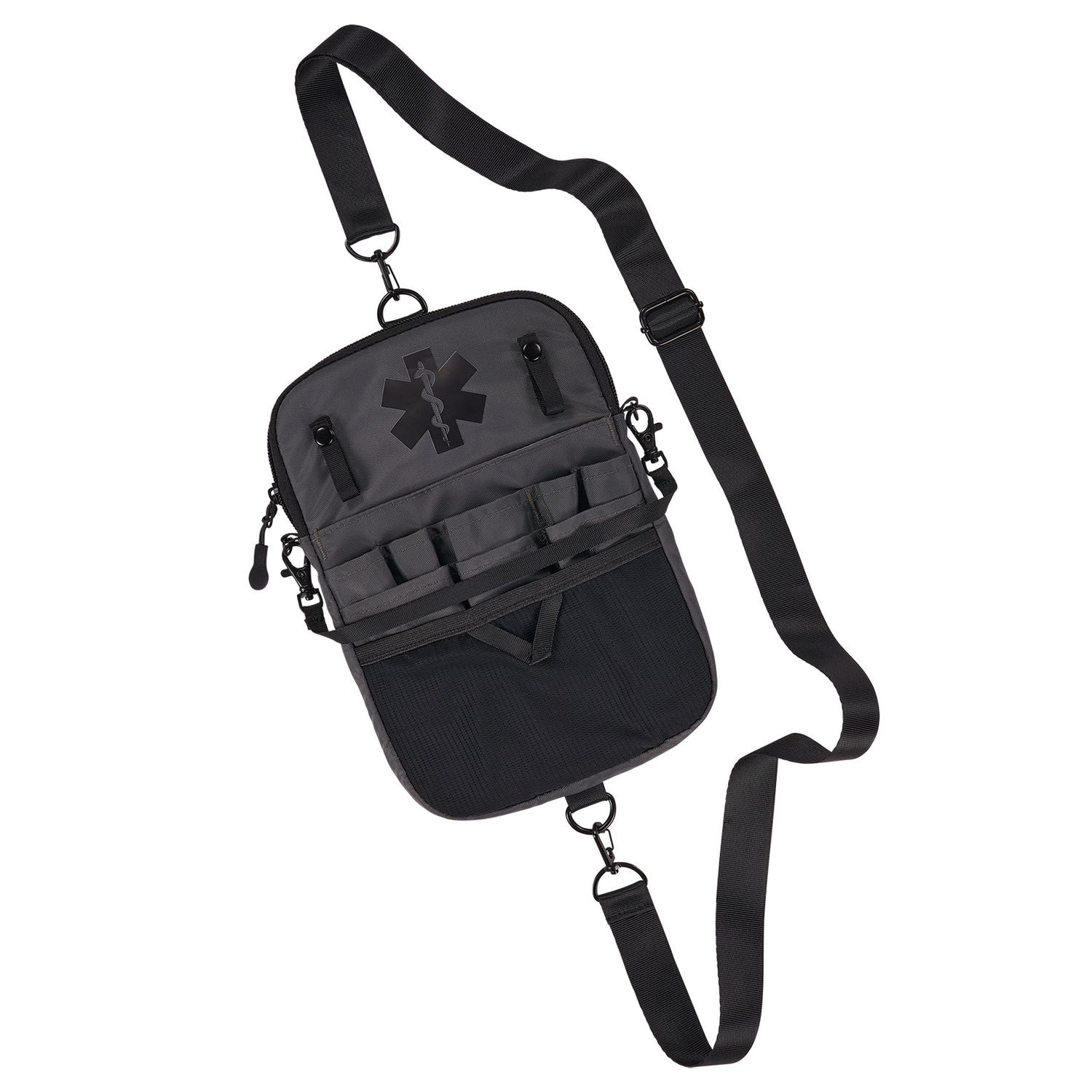 Arsenal 5717 Convertible Nurse Belt Bag, 10 Compartments, 7 x 10, Nylon, Black, Ships in 1-3 Business Days