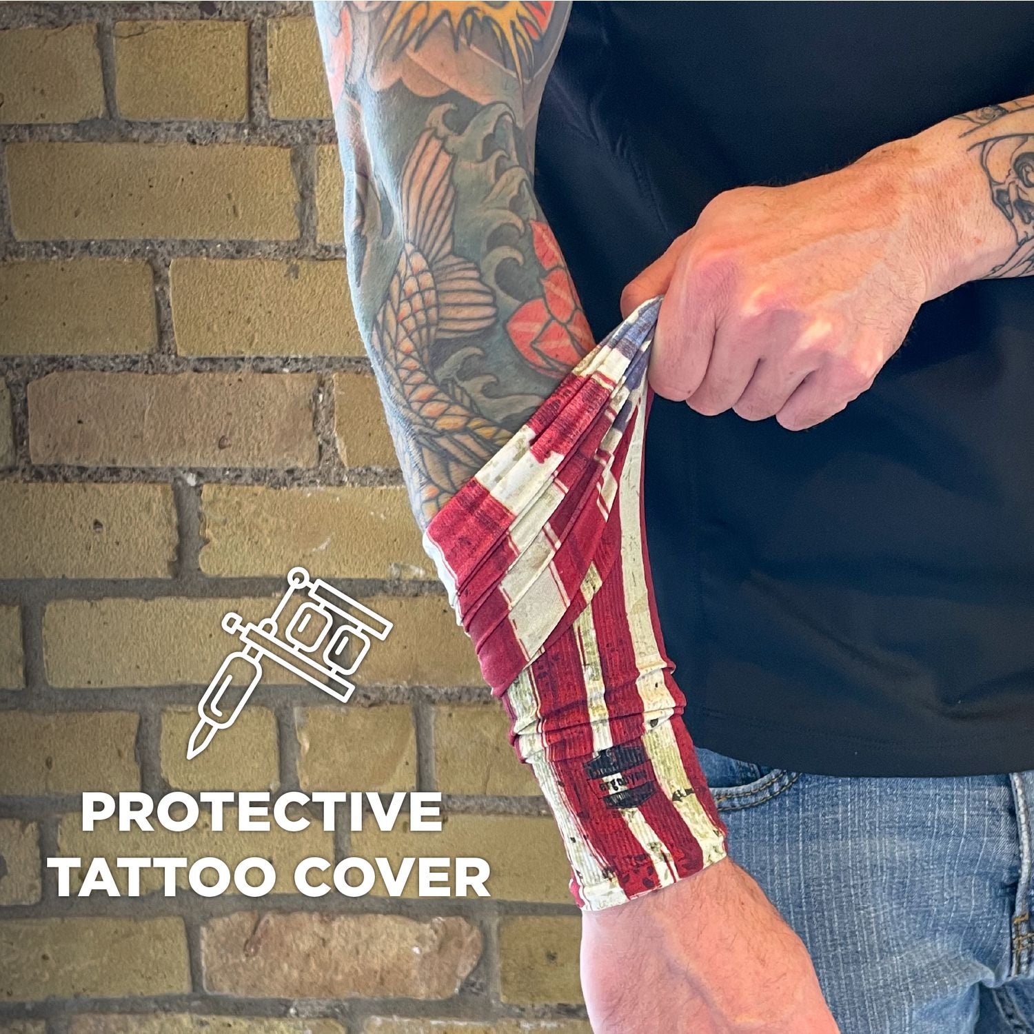 chill-its-6695-sun-protection-arm-sleeves-polyester-spandex-medium-large-american-flag-ships-in-1-3-business-days_ego12193 - 6