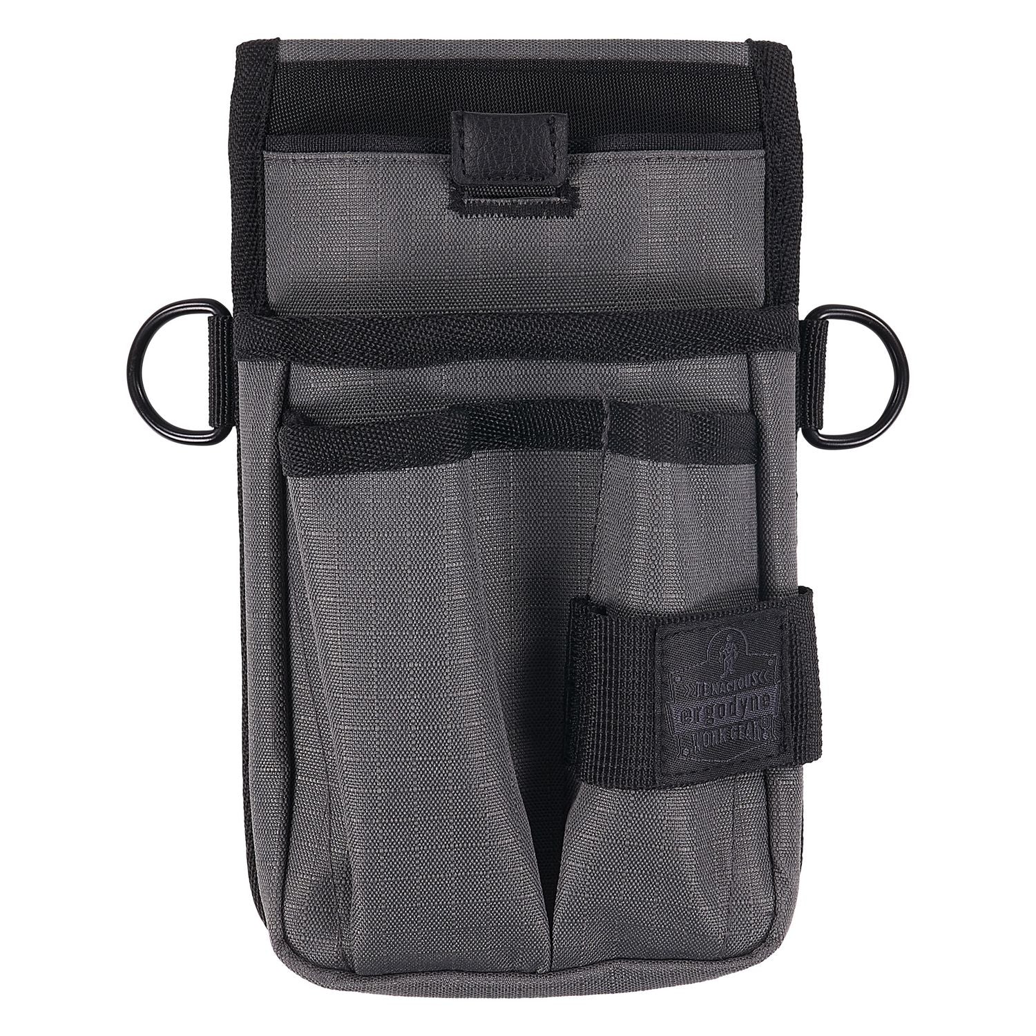 arsenal-5568-belt-loop-tool-pouch-w-device-holster-4-compartments-5-x-2-x-85-polyester-gray-ships-in-1-3-business-days_ego13668 - 1