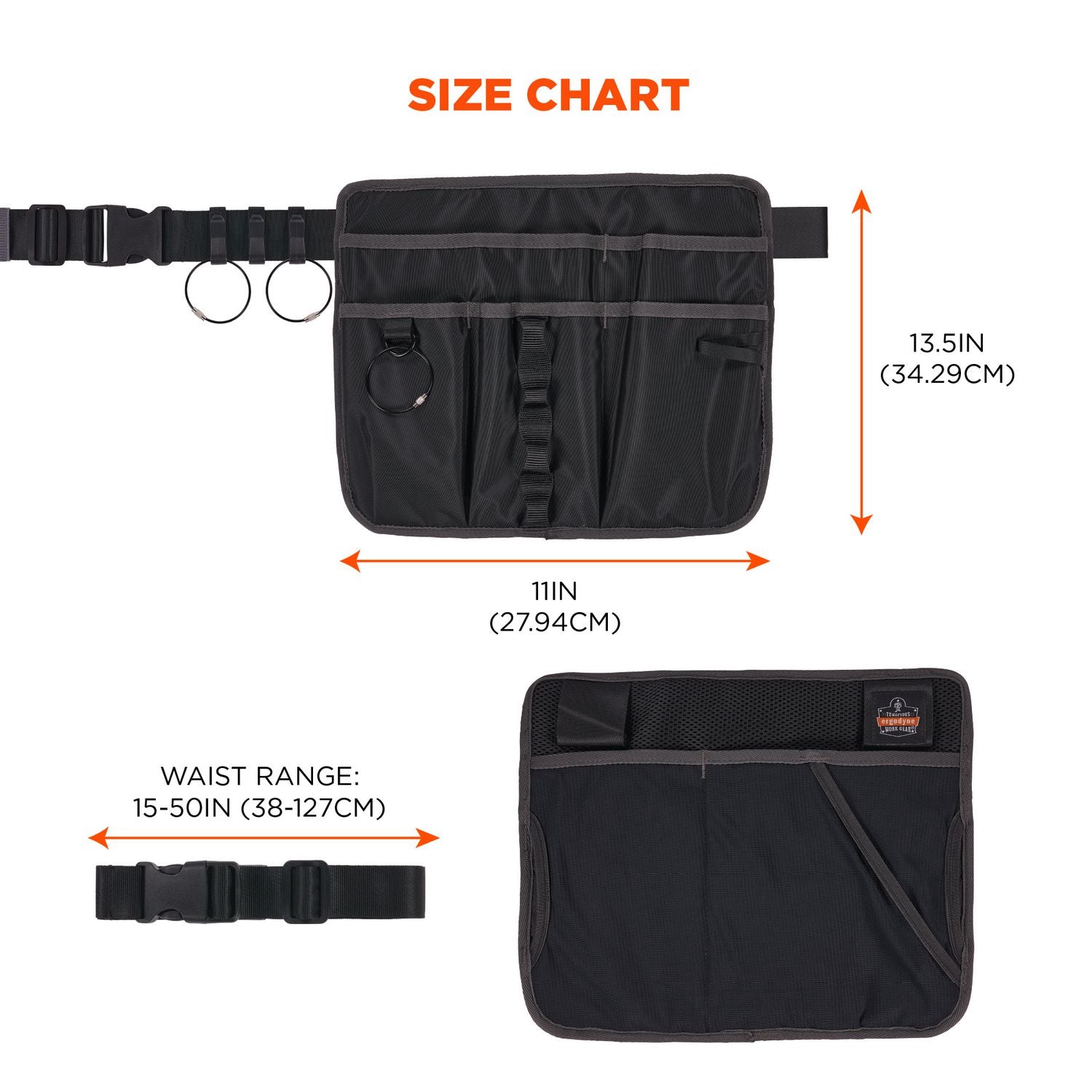 arsenal-5715-cleaning-apron-pouch-with-pockets-10-compartments-11-x-135-nylon-black-ships-in-1-3-business-days_ego13718 - 6