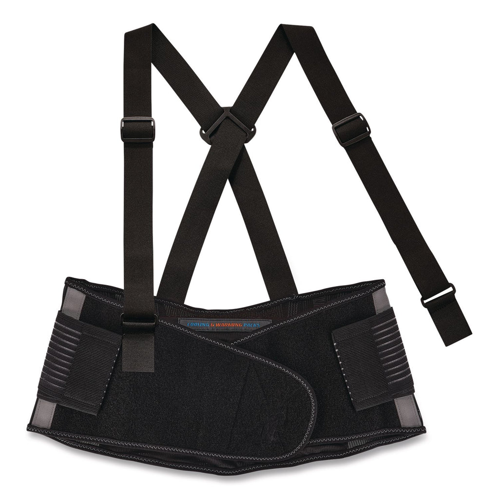 Proflex 1675 Back Support Brace with Cooling/Warming Pack, X-Small, 22" to 25" Waist, Black, Ships in 1-3 Business Days